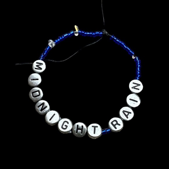 Homemade Stretchy Taylor Swift Eras Friendship Bracelet Midnight Rain. - Picture 2 of 3